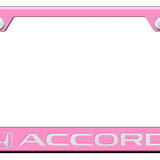 Accord Cut-Out Frame - Laser Etched Pink