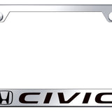 Civic Cut-Out Frame - Laser Etched Mirrored