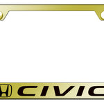 Civic Cut-Out Frame - Laser Etched Gold