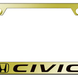 Civic Cut-Out Frame - Laser Etched Gold