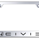 Civic (Reverse C) Cut-Out Frame - Laser Etched Mirrored