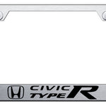 Civic Type R Cut-Out Frame - Laser Etched Brushed