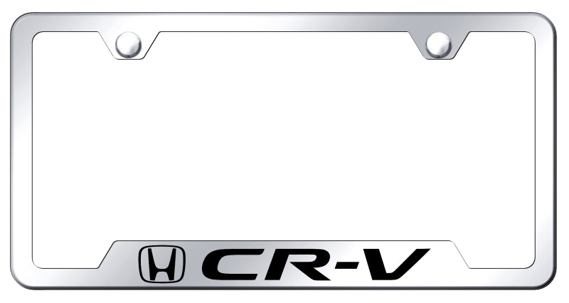CR-V Cut-Out Frame - Laser Etched Mirrored