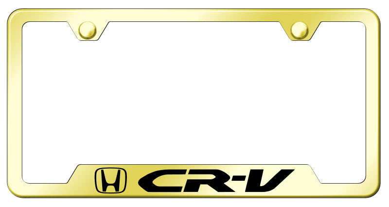 CR-V Cut-Out Frame - Laser Etched Gold
