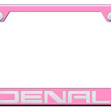 Denali Cut-Out Frame - Laser Etched Pink