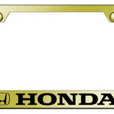 Honda Cut-Out Frame - Laser Etched Gold
