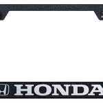 Honda Cut-Out Frame - Laser Etched Rugged Black