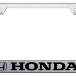 Honda Cut-Out Frame - Laser Etched Brushed