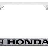 Honda Cut-Out Frame - Laser Etched Brushed