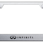 Infiniti Cut-Out Frame - Laser Etched Brushed