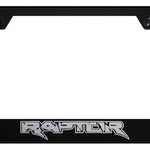 Raptor Cut-Out Frame - Laser Etched Black