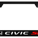 Civic SI PC Notched Frame - UV Print on Black