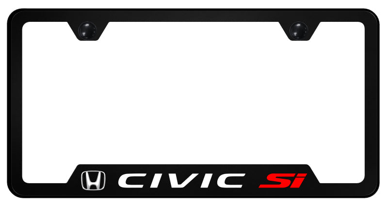 Civic SI PC Notched Frame - UV Print on Black