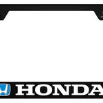Honda (Blue Fill) PC Notched Frame - UV Print on Black