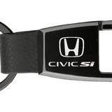 Honda Civic SI Premier Carabiner Key Fob - Black Pearl