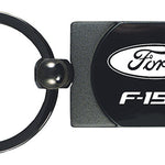 Ford F-150 Two-Tone Rectangular Key Fob - Gun Metal