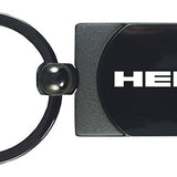 Mopar Hemi Two-Tone Rectangular Key Fob - Gun Metal