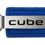 Nissan Cube Leather Key Fob - Blue