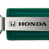 Honda Leather Key Fob - Green