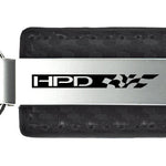 Honda HPD Carbon Fiber Leather Key Fob - Black