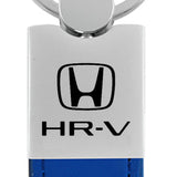 Honda HR-V Duo Leather / Chrome Key Fob - Blue