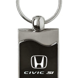 Honda Civic SI Rectangular Wave Key Fob - Black