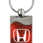 Honda (H Only) Rectangular Wave Key Fob - Red