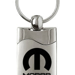 Mopar Rectangular Wave Key Fob - Silver