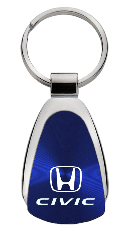 Honda Civic Teardrop Key Fob - Blue
