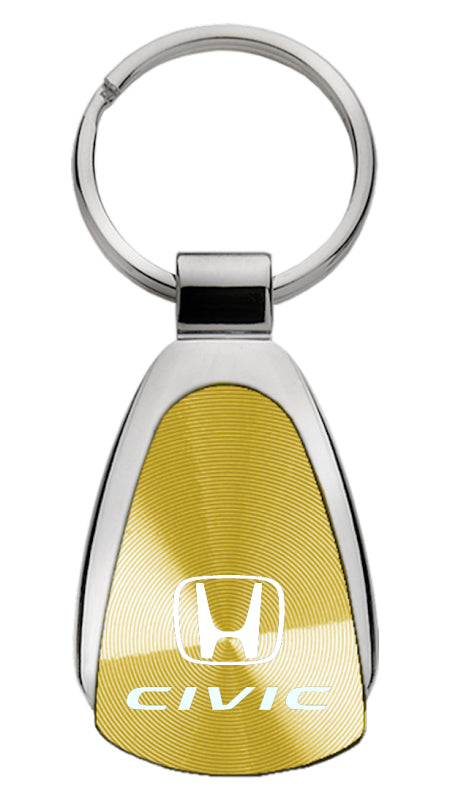 Honda Civic Teardrop Key Fob - Gold