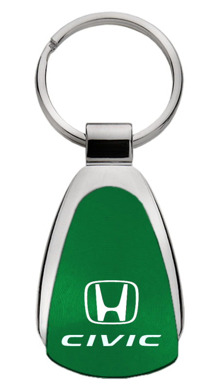 Honda Civic Teardrop Key Fob - Green