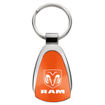 Ram Teardrop Key Fob - Orange