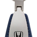 Honda Fit Leather Teardrop Key Fob - Blue