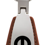 Mopar Leather Teardrop Key Fob - Brown