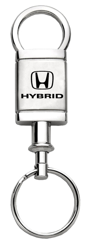 Honda Hybrid (Honda) Satin-Chrome Valet Key Fob - Silver
