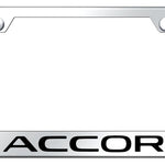 Accord Stainless Steel Frame - Laser Etched Mirrored