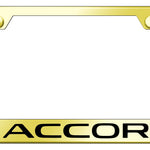 Accord Stainless Steel Frame - Laser Etched Gold