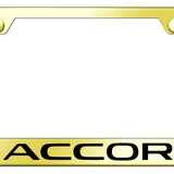 Accord Stainless Steel Frame - Laser Etched Gold