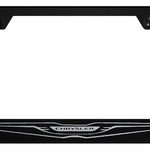 Chrysler (Logo Only) Stainless Steel Frame - Etched Black