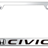 Civic Stainless Steel Frame - Laser Etched Mirrored