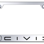 Civic (Reverse C) Stainless Steel Frame - Etched Mirrored