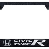 Civic Type R Stainless Steel Frame - Etched Rugged Black