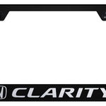 Clarity Stainless Steel Frame - Laser Etched Black