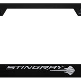 Corvette C7 Stingray Stainless Steel Frame - Etched Black