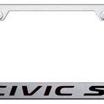 Civic SI Stainless Steel Frame - Laser Etched Brushed