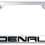 Denali Stainless Steel Frame - Laser Etched Mirrored
