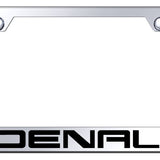 Denali Stainless Steel Frame - Laser Etched Mirrored