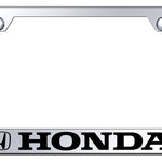 Honda Stainless Steel Frame - Laser Etched Mirrored