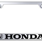 Honda Stainless Steel Frame - Laser Etched Mirrored