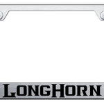 Longhorn Stainless Steel Frame - Laser Etched Brushed